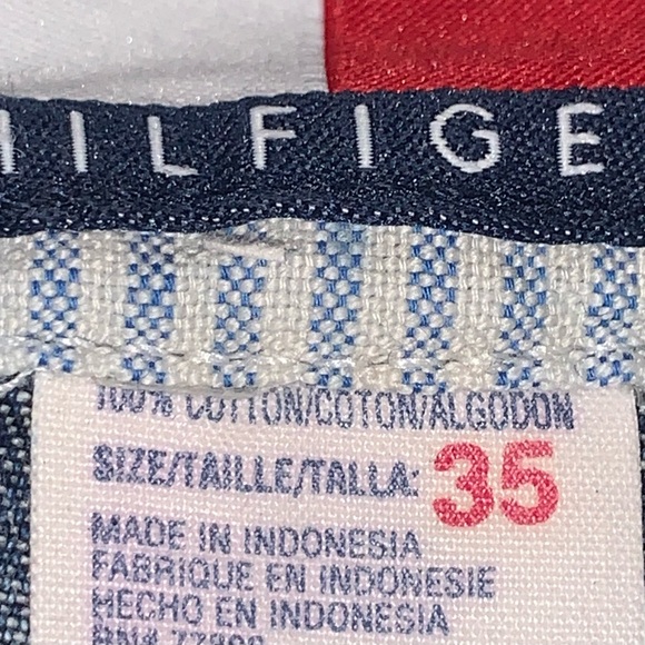 Tommy Hilfiger Blue Denim Vintage Shorts - Picture 5 of 8